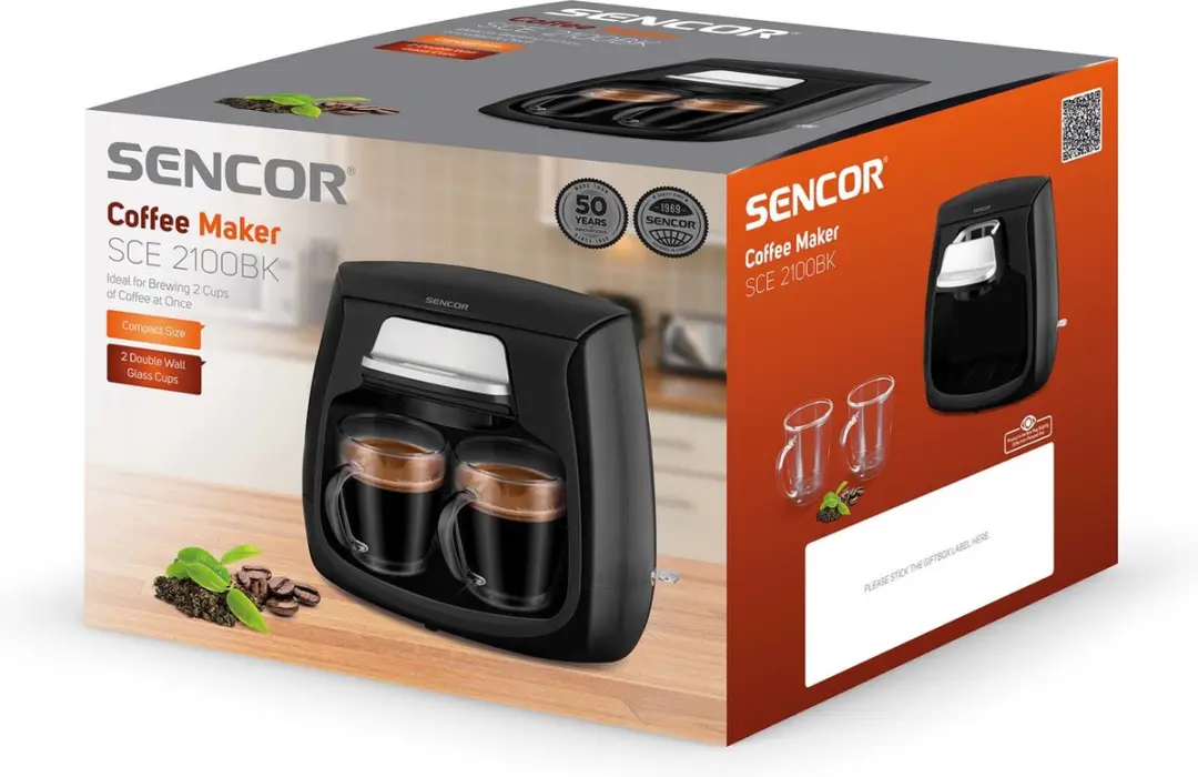 Sencor SCE 2100BK Filterkoffiezetapparaat - 2 Kopjes - 0,3L - Zwart - afbeelding 5 van 6