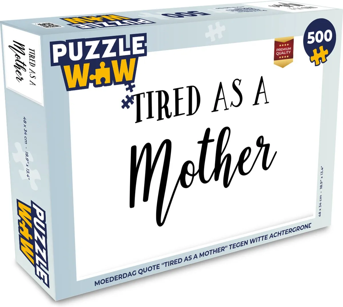 PuzzleWow Mama Legpuzzel 500 Stuks