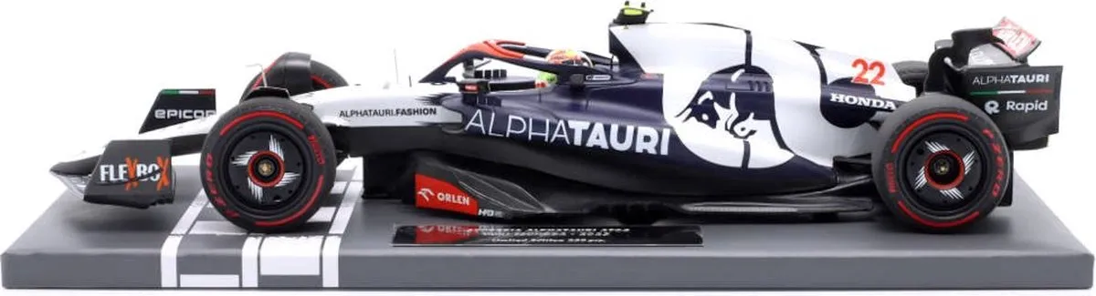 Formule 1 Scuderia Alphatauri AT04 #22 Tsunoda - 1:18 - Minichamps