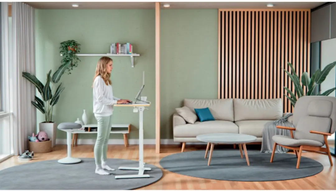 Leitz Ergo Inklapbaar Zit-Sta Bureau 65x46cm Wit - afbeelding 6 van 6