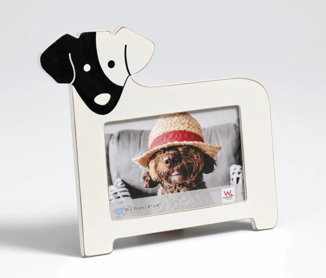 Portret frame hond, Weiss 100x150