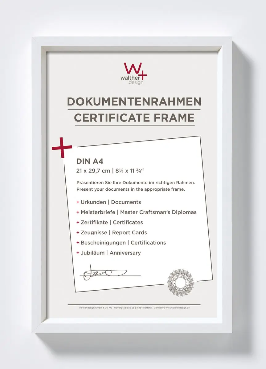 Walther Steel Style Fotolijst 30x40cm Wit - afbeelding 4 van 5