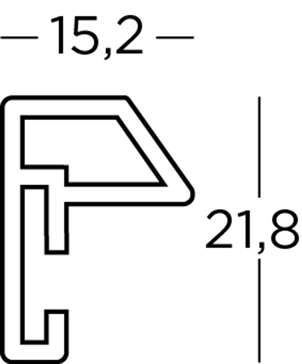 Walther Steel Style Fotolijst 30x40cm Wit - afbeelding 3 van 5
