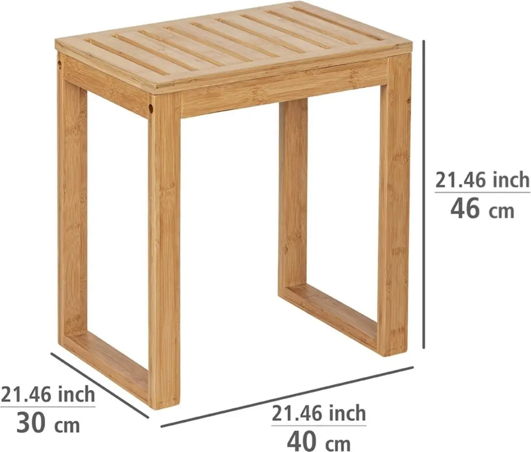 Wenko Bambusa Badkruk 40x30x46cm