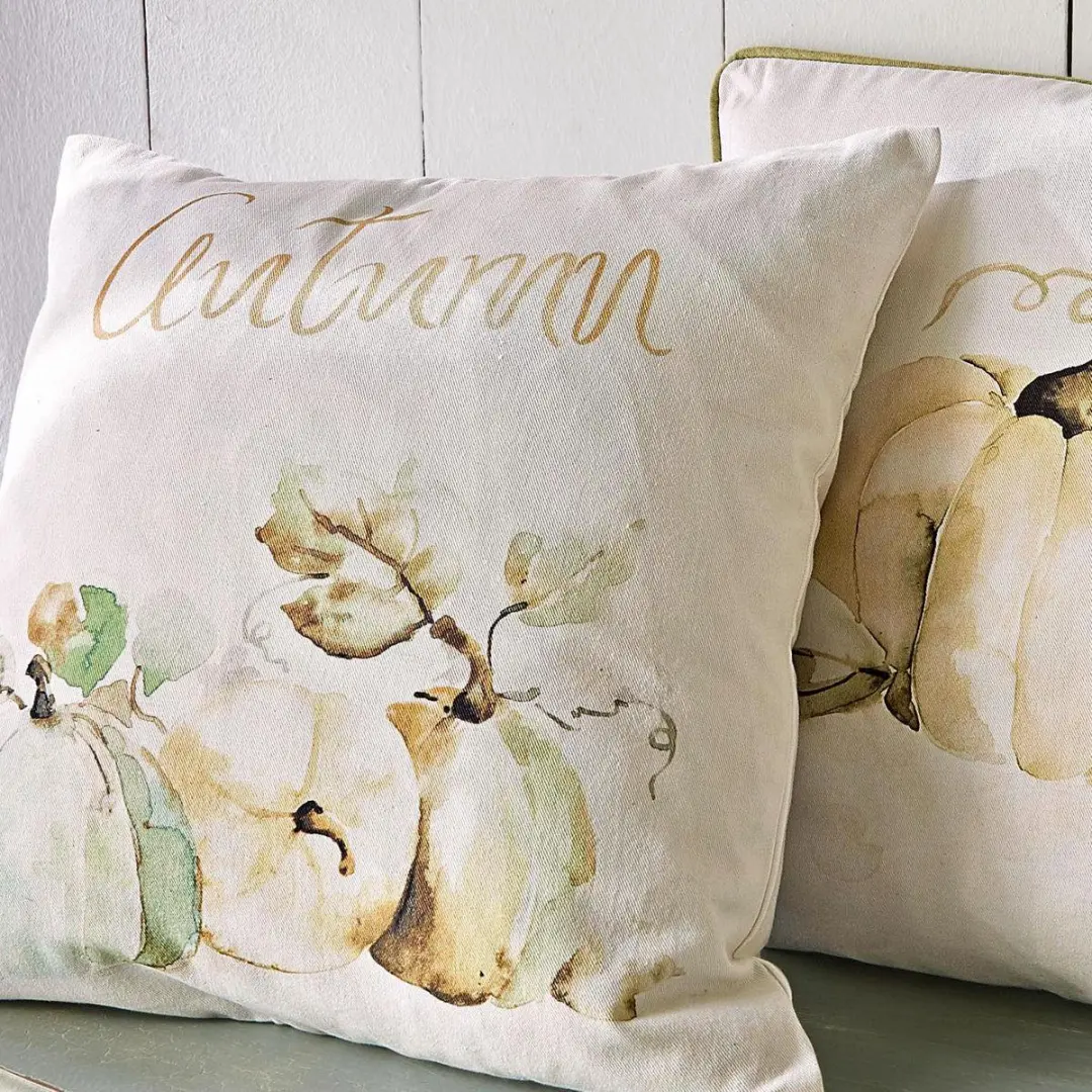 Loberon Kussenhoes set 2 Laubard - wit - afbeelding 3 van 5