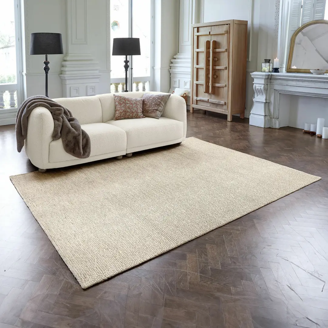 Loberon Coleman Vloerkleed - Beige - afbeelding 4 van 6