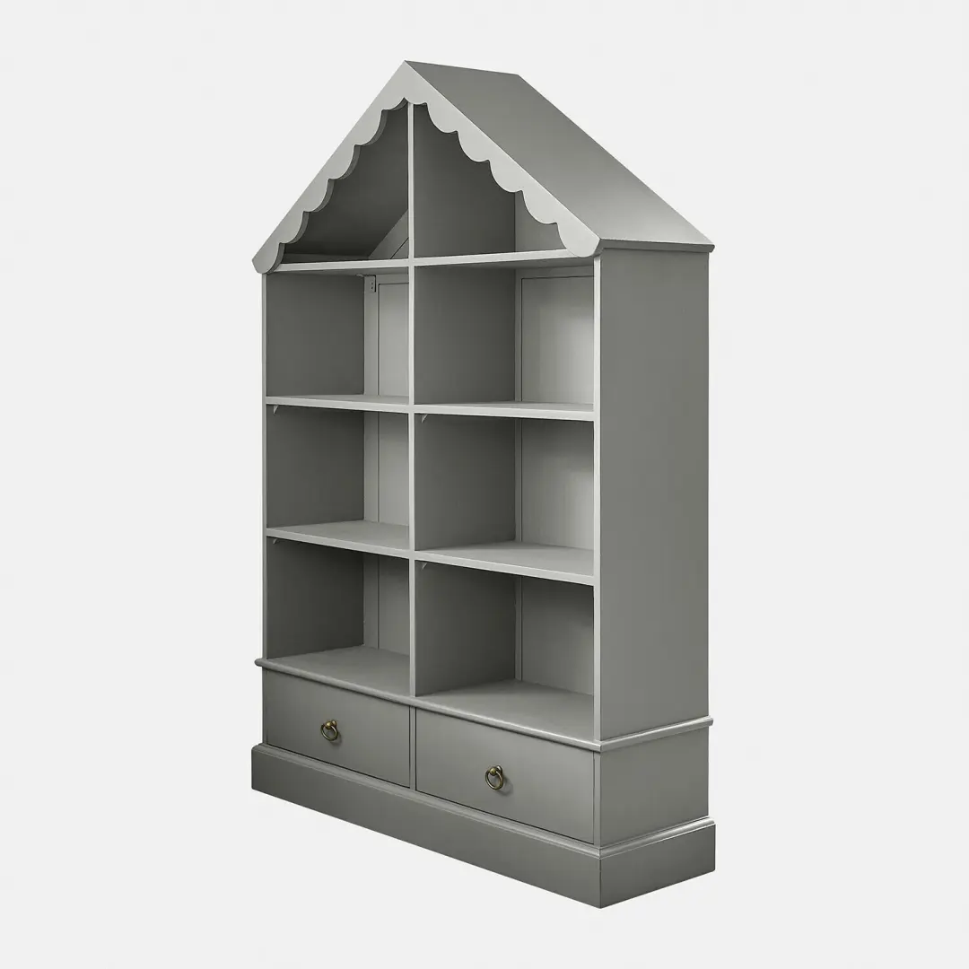 Loberon Vaurillon Kast - grijs/groen - afbeelding 6 van 6