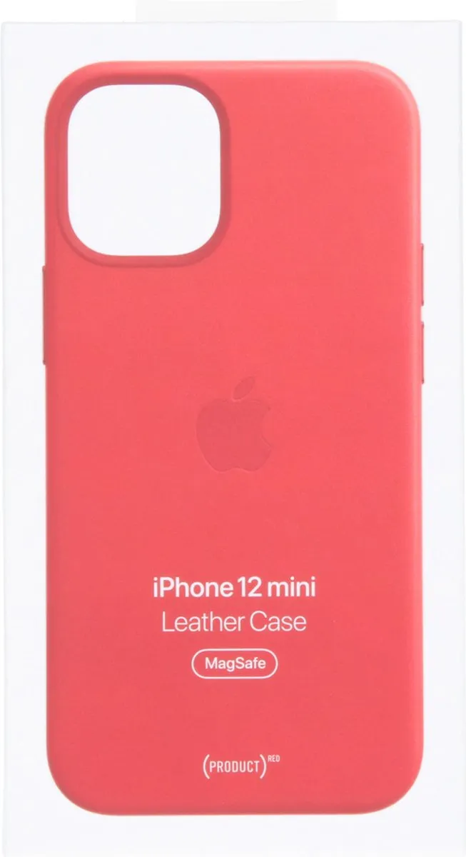 Apple MagSafe Leren Hoesje iPhone 12 Mini - Scarlet
