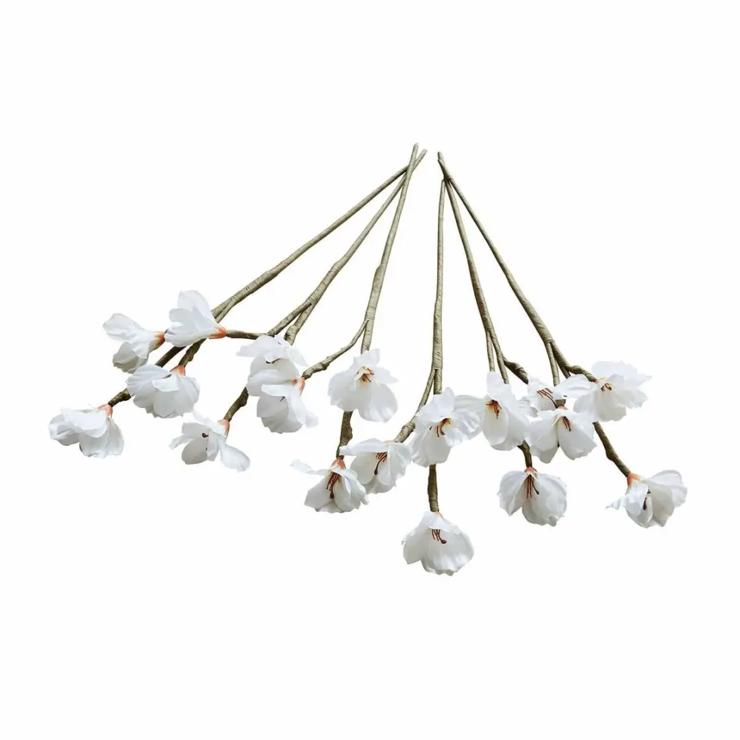 Loberon Xivale Sierbloemen - 6 Stuks Wit - afbeelding 2 van 4