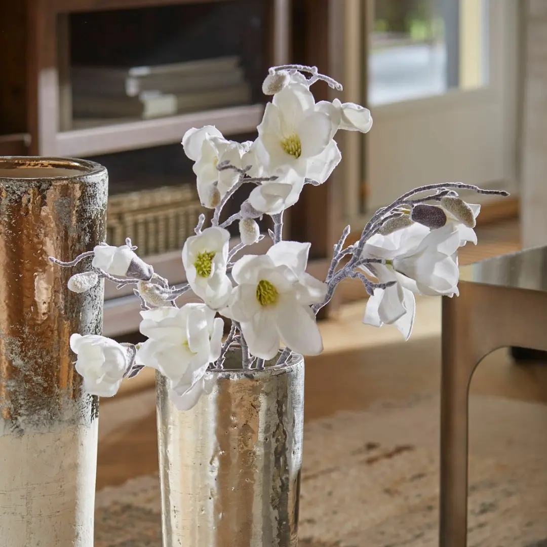 Loberon Sierbloem Santavella - 4 Stuks Wit - afbeelding 3 van 4
