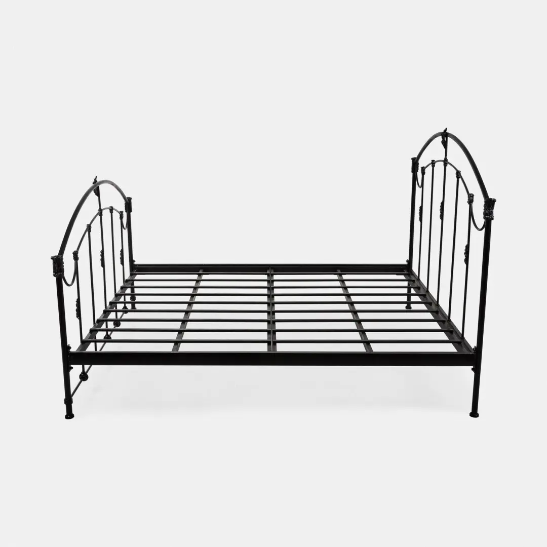 Loberon Bed Canefield Eenpersoons - 180x200cm Zwart - afbeelding 4 van 6