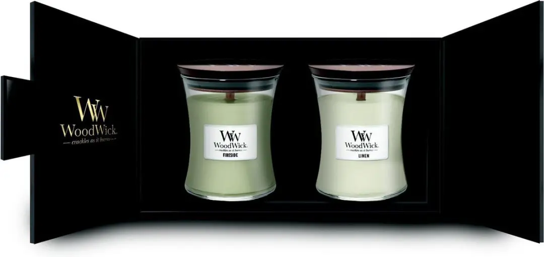 WoodWick Hourglass Geurkaarsset Medium