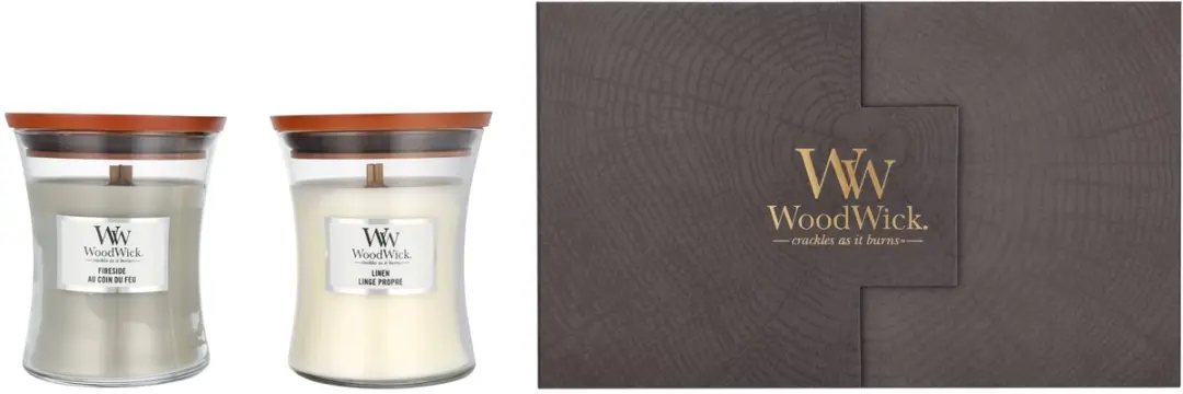 WoodWick Hourglass Geurkaarsset Medium - 2 Stuks - afbeelding 6 van 6