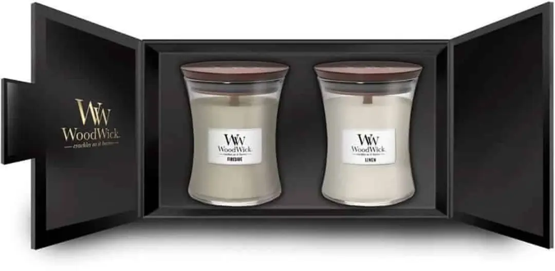WoodWick Hourglass Geurkaarsset Medium - 2 Stuks - afbeelding 4 van 6
