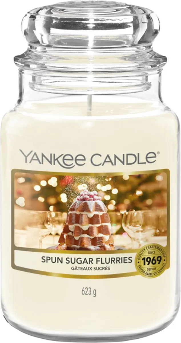 Yankee Candle Spun Sugar Flurries Large Jar
