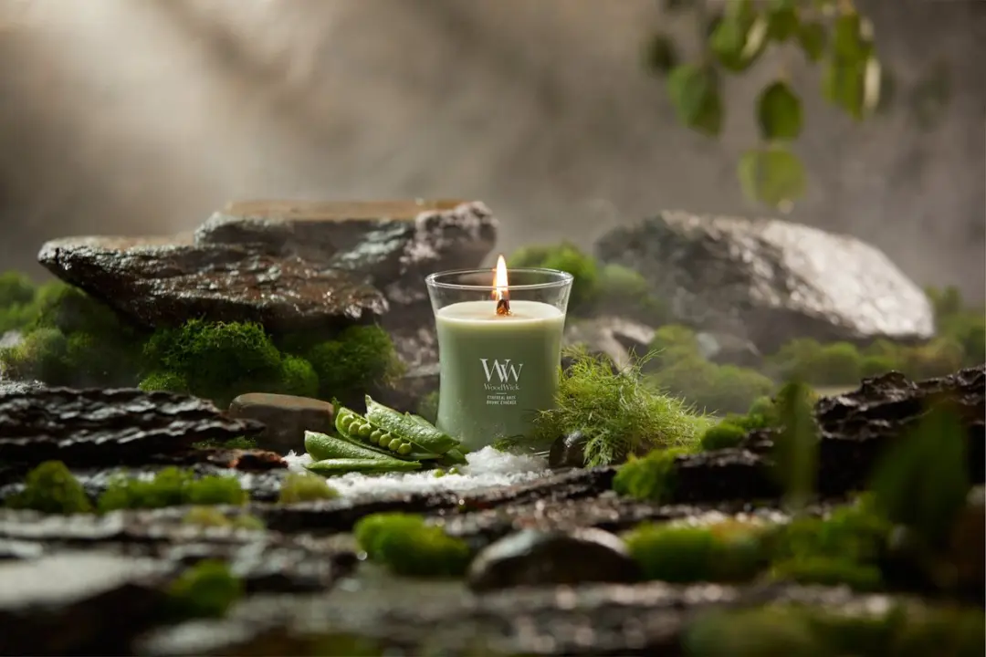 WoodWick Solar Geurkaars 275g - Ethereal Haze - 60 Branduren - afbeelding 2 van 6