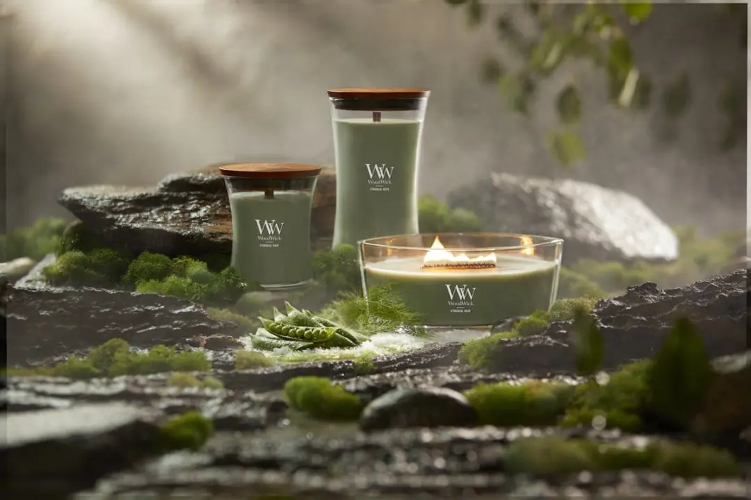 WoodWick Solar Geurkaars 275g - Ethereal Haze - 60 Branduren - afbeelding 6 van 6