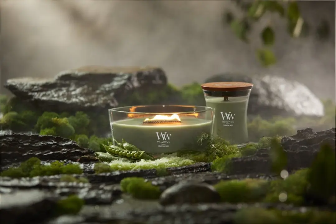 WoodWick Solar Geurkaars 275g - Ethereal Haze - 60 Branduren - afbeelding 5 van 6