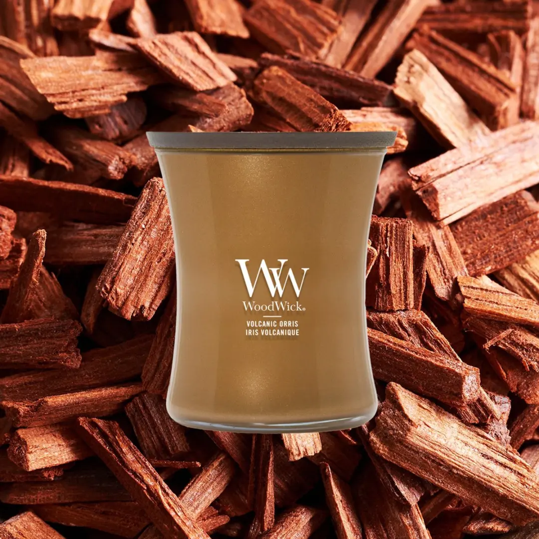 WoodWick Precious Metals Volcanic Orris Geurkaars - Brons - afbeelding 2 van 5