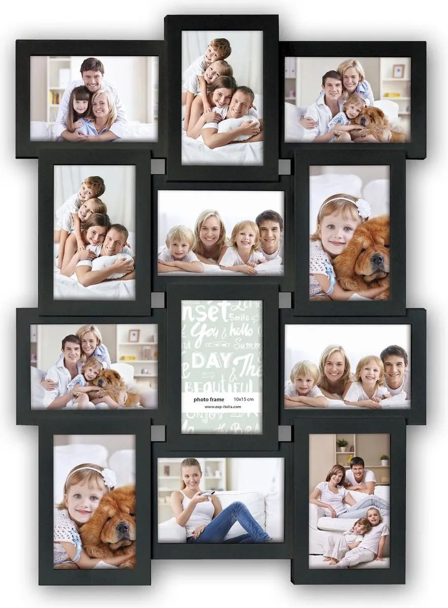 Zep Fotolijst PI02584 - 12x 10x15cm - Zwart - afbeelding 2 van 3