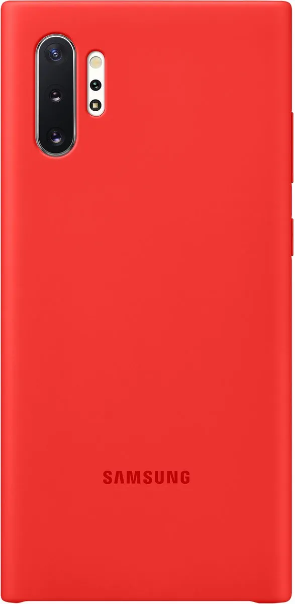Samsung Galaxy Note 10+ Silicone Hoes - Rood