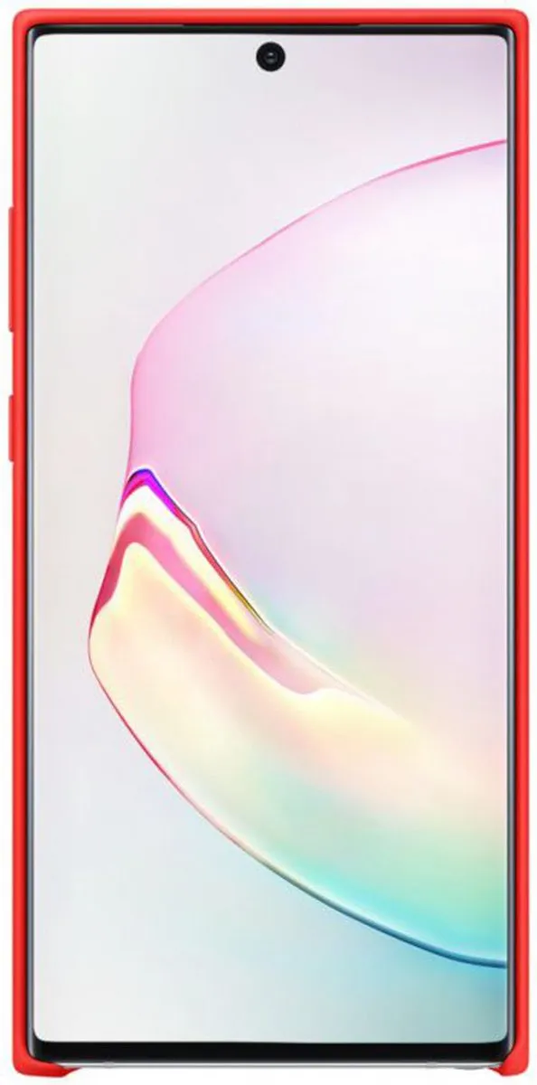 Samsung Galaxy Note 10+ Silicone Hoes - Rood