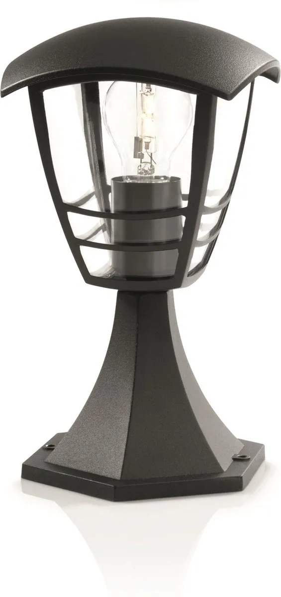 Philips Creek Sokkellamp - 1 Lichtpunt Ø17.5cm - Zwart