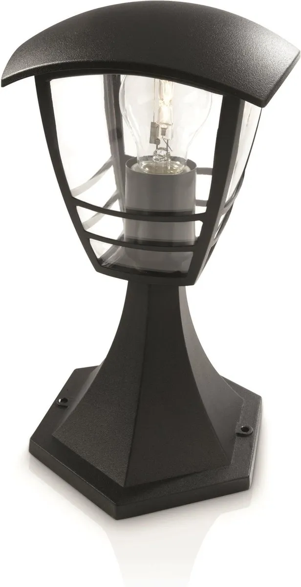 Philips Creek Sokkellamp - 1 Lichtpunt Ø17.5cm - Zwart