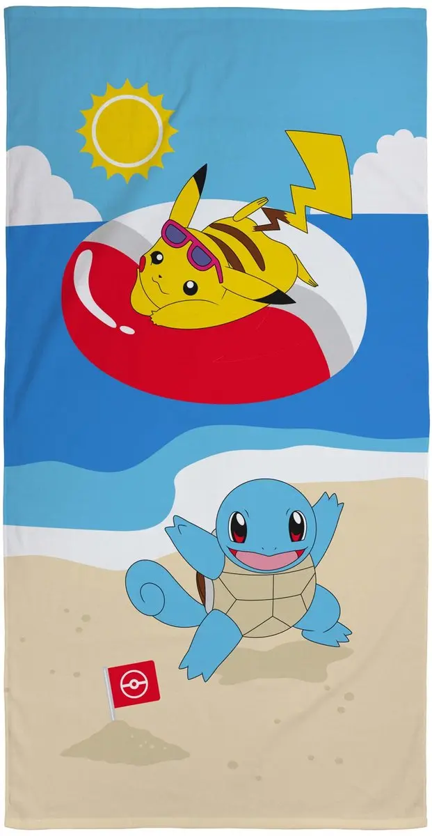 Pokémon Strandlaken Squirtle 70x140cm