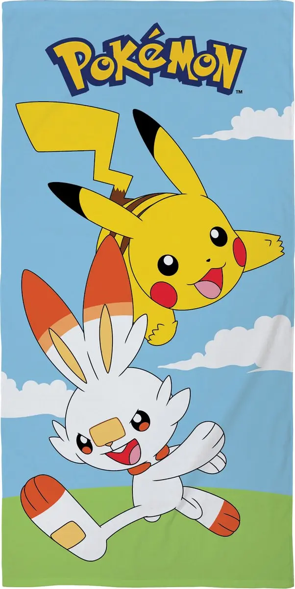 Pokémon Scorbunny Strandlaken 70x140cm
