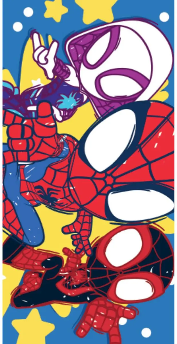 Spidey strandlaken 70 x 140 cm katoen