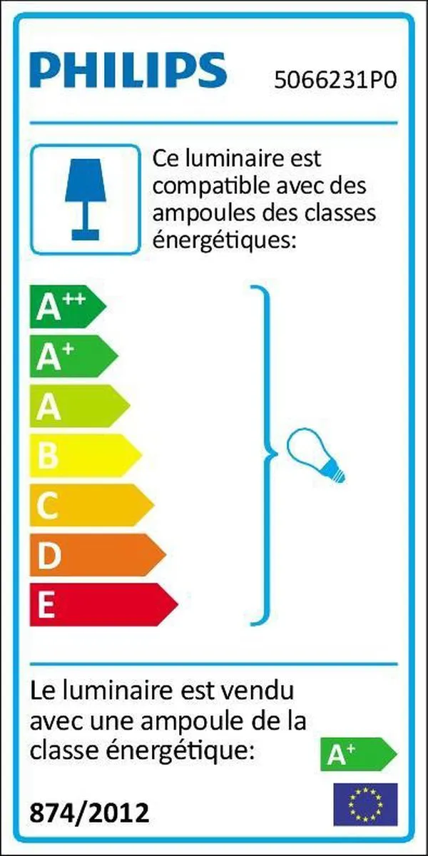 Philips BYRE Bar/Tube LED 2x4.3W 24V - Wit