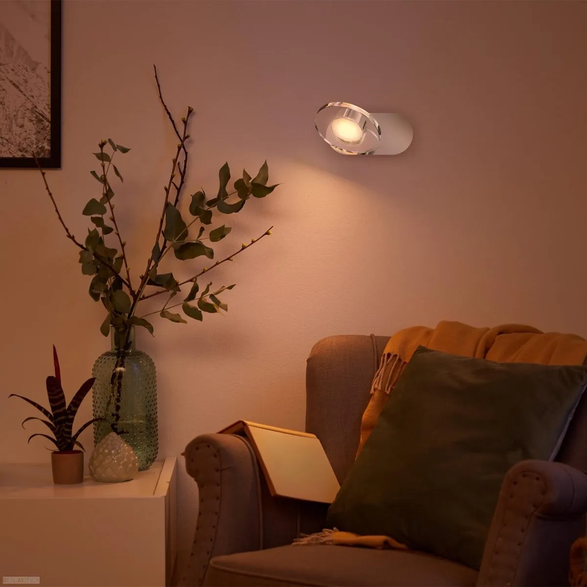 Philips Glissette Opbouwspot 1 Lichtpunt - 500lm - Chroom