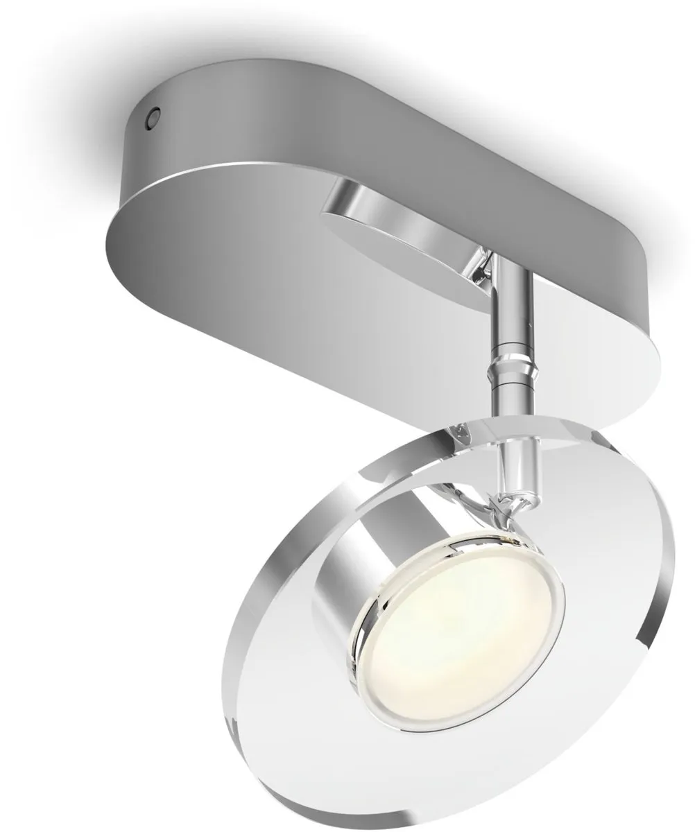 Philips Glissette Opbouwspot 1 Lichtpunt - 500lm - Chroom