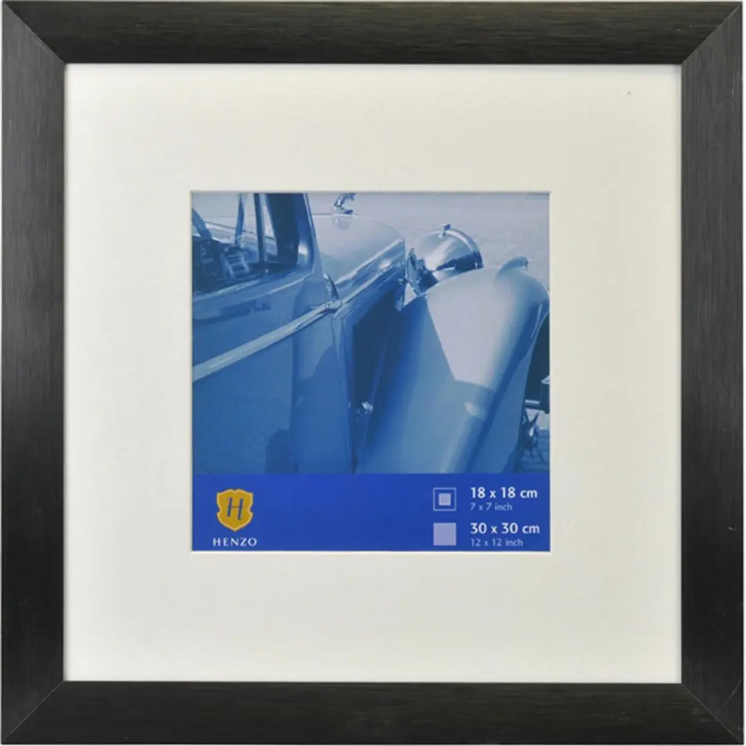 Fotolijst - Henzo - Luzern - Fotomaat 30x30 cm - Zwart