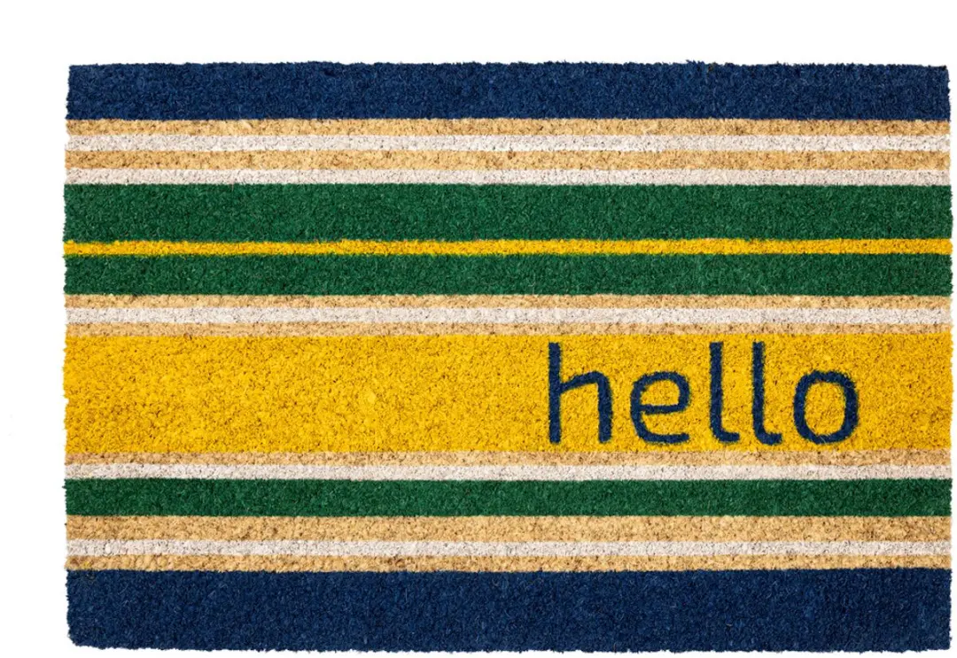 Kokosmat Hello Yellow 40 x 60 cm