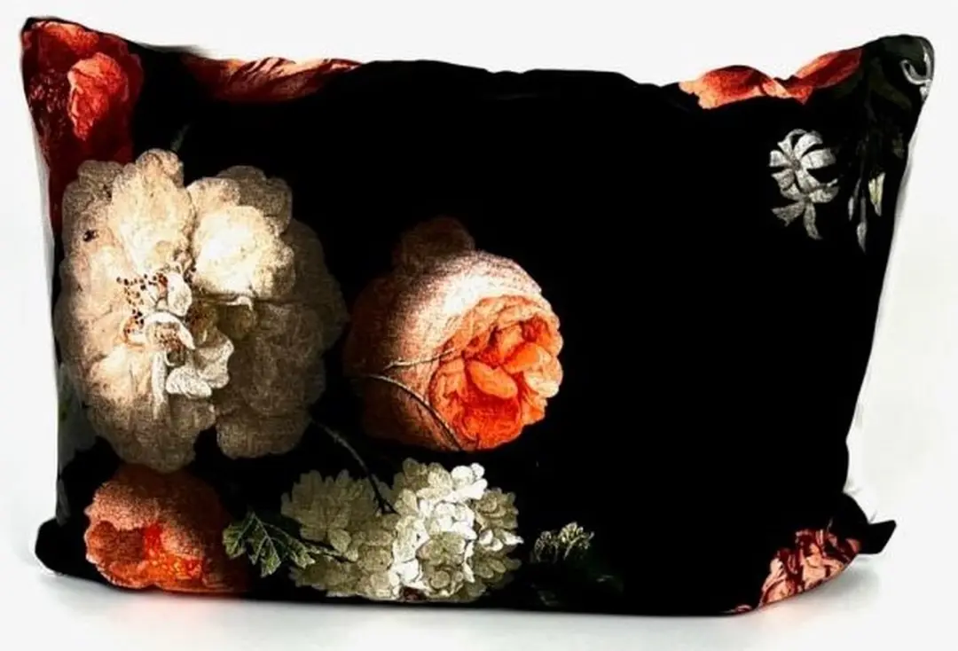 Madison sierkussen 60x40 cm Dark flower