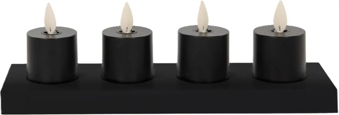 Anna's Collection Oplaadbare LED Theelichtjes 4 Stuks