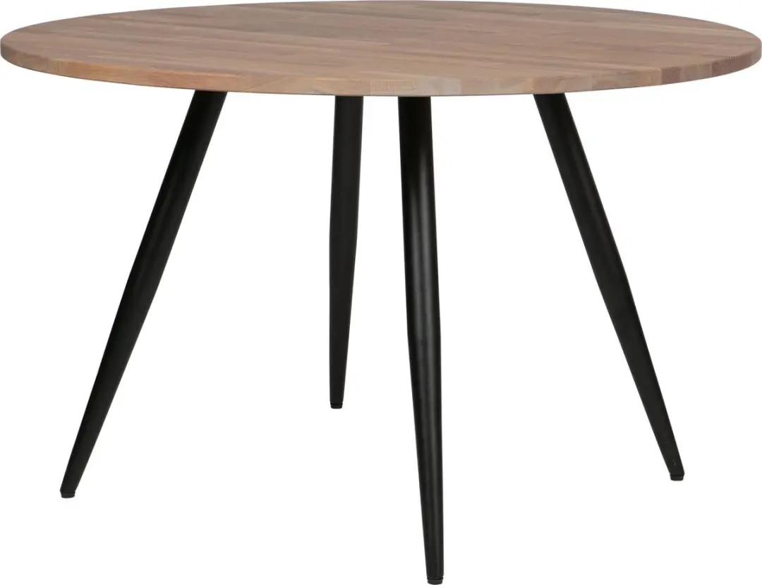 WOOOD Tablo Rond Tafelblad Incl. 2-Standen Poot Conisch