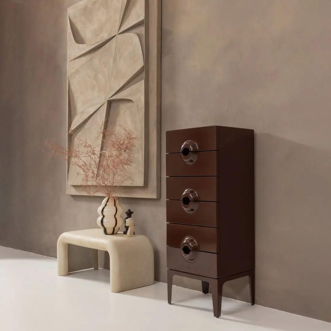 WOOOD Stani Salontafel Set van 2 - Betonlook - 92x42cm - afbeelding 4 van 6
