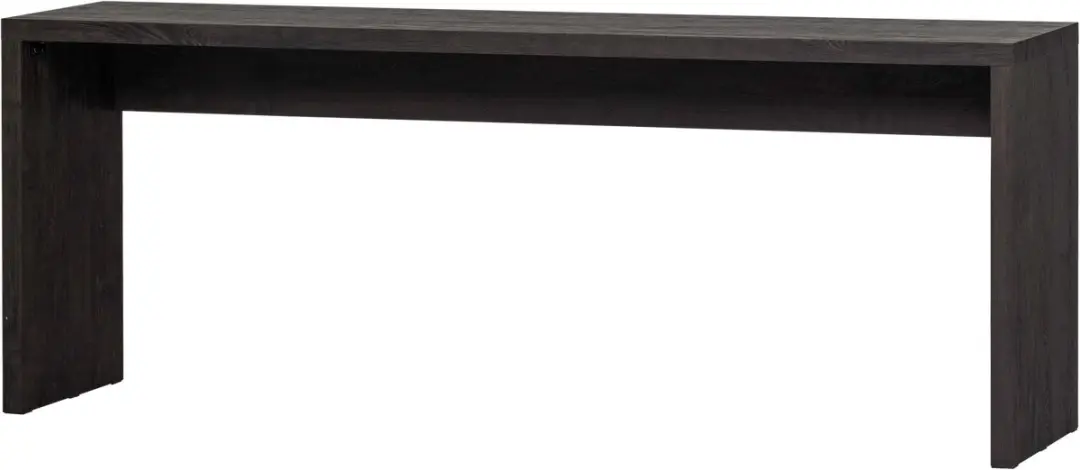 WOOOD Maan Sidetable 200x45cm Donkerbruin