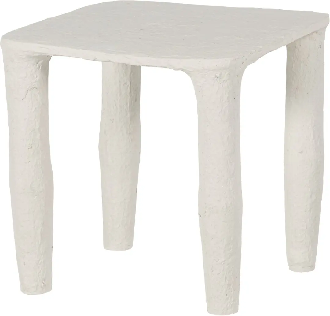 WOOOD Vion Bijzettafel 40x40cm Off White