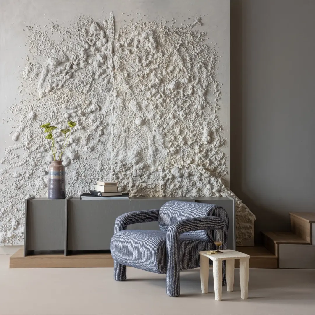 WOOOD Vion Bijzettafel 40x40cm Off White - afbeelding 4 van 6