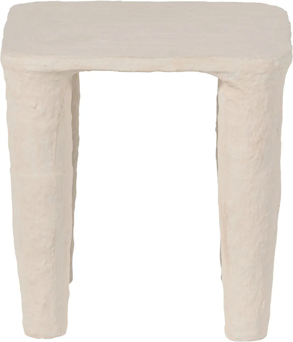 WOOOD Vion Bijzettafel 40x40cm Off White - afbeelding 2 van 6