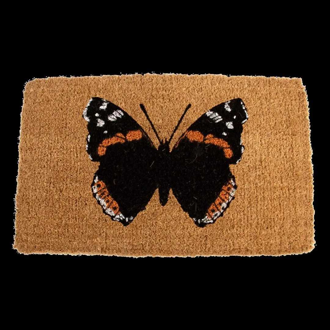 Esschert Design Deurmat Vlinderprint Kokosvezel