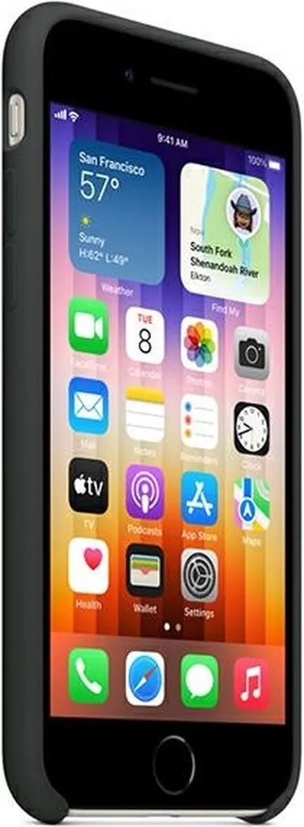 Apple iPhone 7/8/SE Siliconen Hoesje MN6E3ZM/A - Grijs