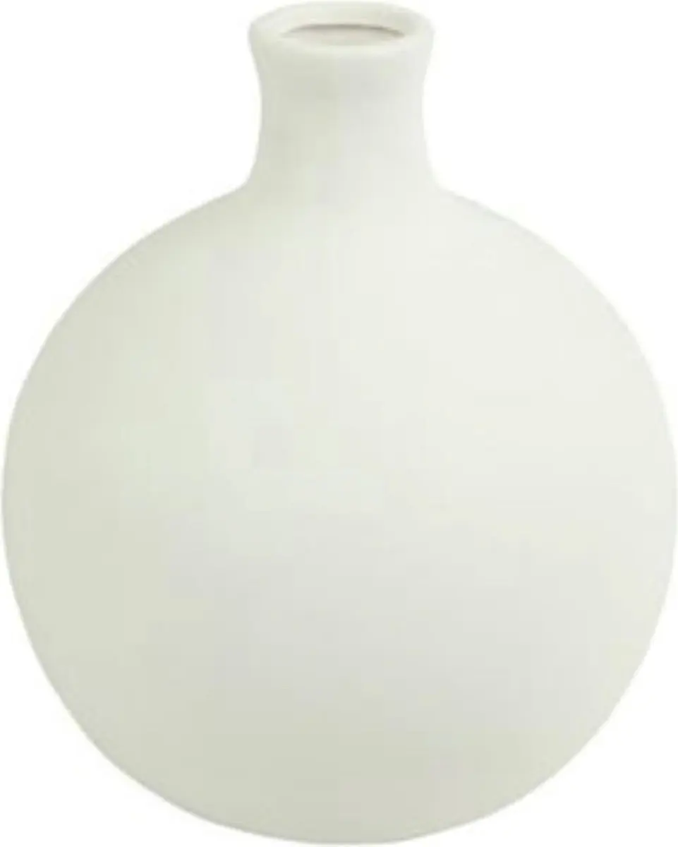 Countryfield-vaas-Aileen-wit-24,5 cm hoog