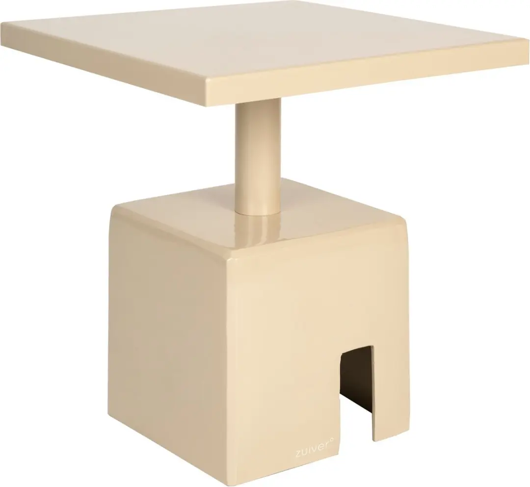 Zuiver Chubby Bijzettafel 40x40cm Beige