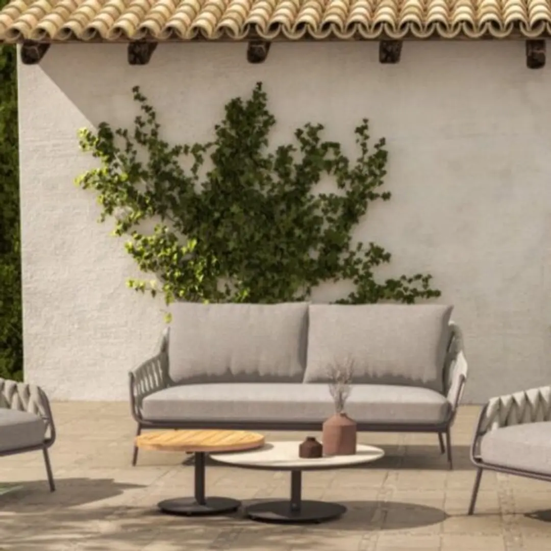 4 Seasons Outdoor Montera Loungebank 3-zits - Latte - afbeelding 4 van 4