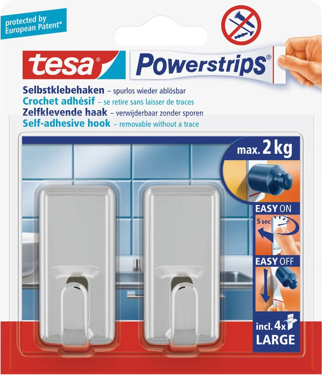 Tesa Powerstrips ophang haken